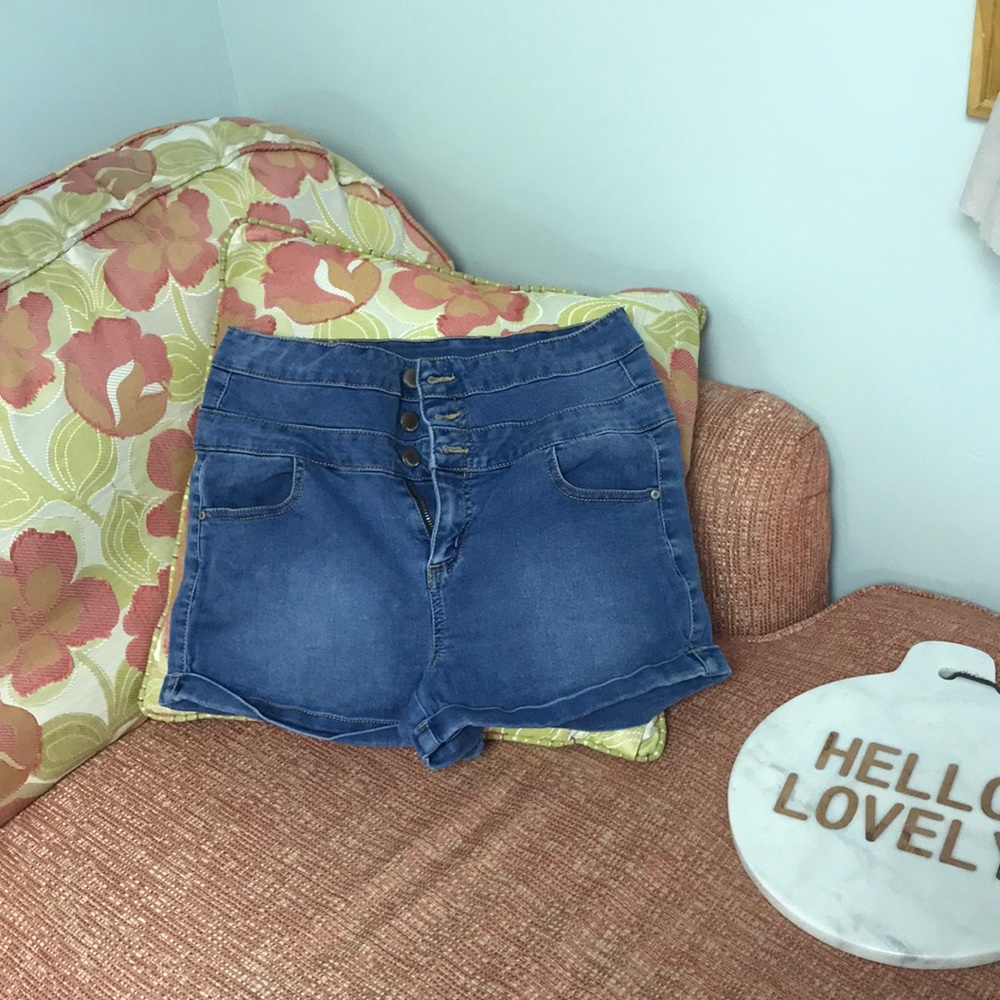 High waisted shorts
